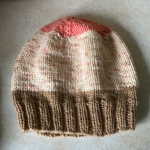 Handmade crocheted beanie hat